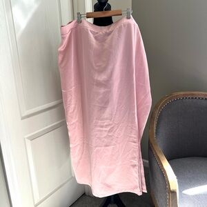 Eloquii Soft Pink Pencil Skirt